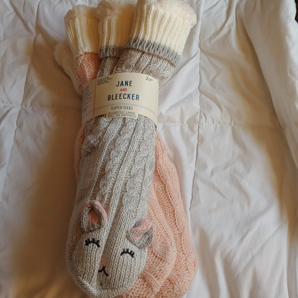 Jane and Bleecker Slipper Socks